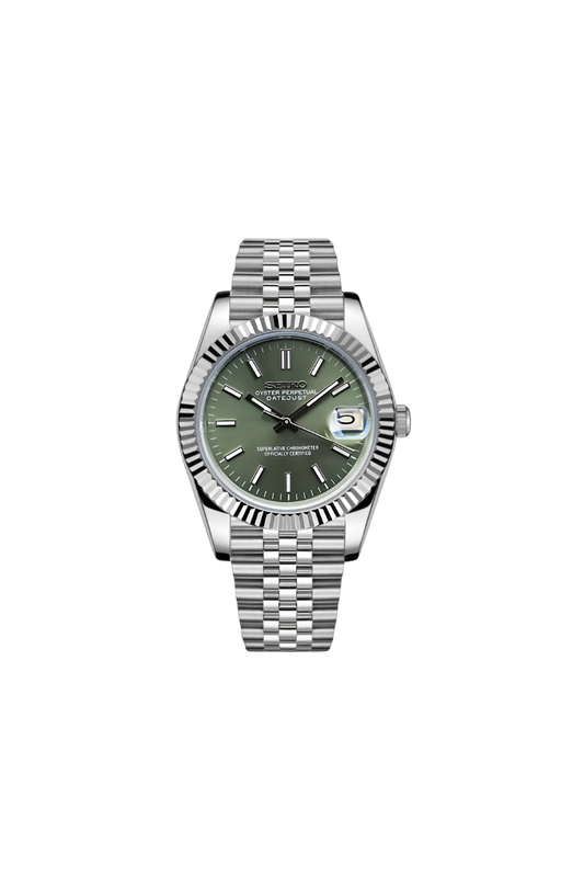 SEIDATEJUST OLIVE GREEN MEN'S WATCH