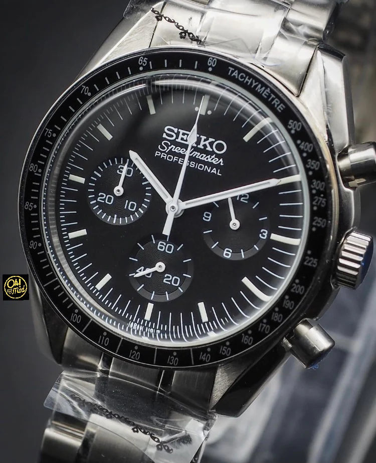 SEIKOSPEEDMASTER MOD BLACK DIAL