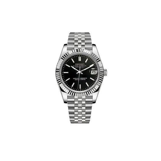 SEIDATEJUST BLACK MEN'S WATCH