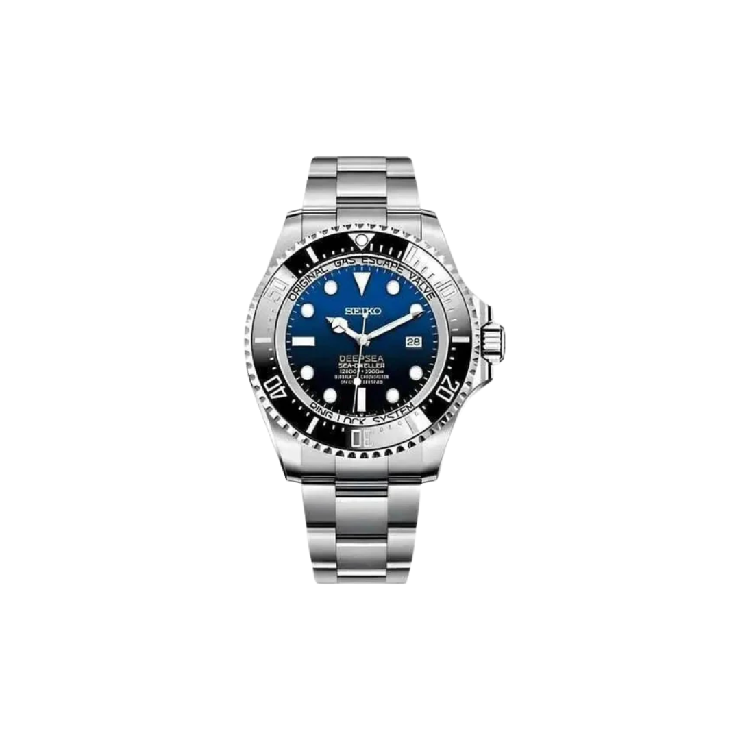 SEIKOSEADWELLER BLACK MEN'S MOD WATCH