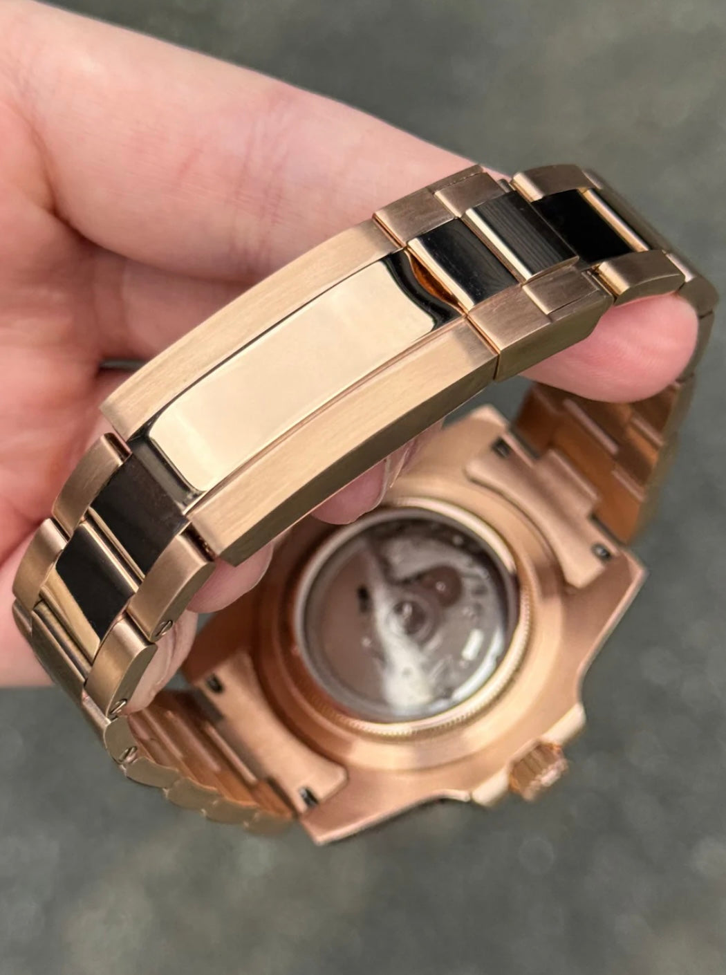SEIKOGMT FULL ROSE GOLD