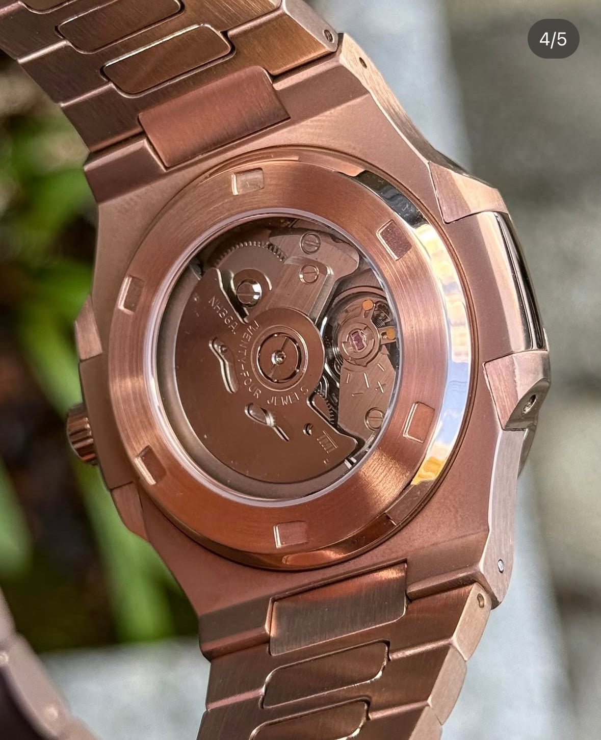 SEIKONAUTILUS BRONZE MEN'S MOD WATCH