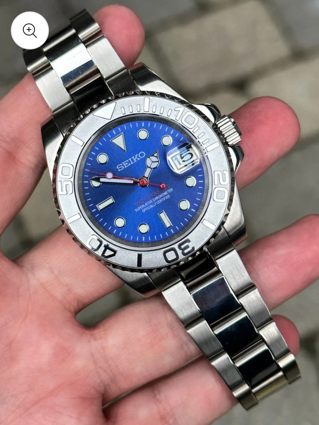 SEIKOYACHT NAVY MEN'S WATCH