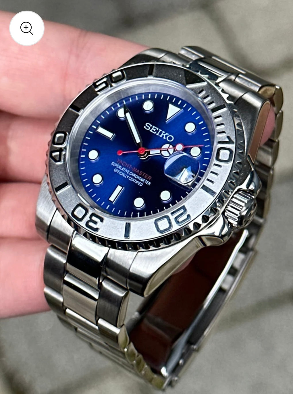 SEIKOYACHT NAVY MEN'S WATCH