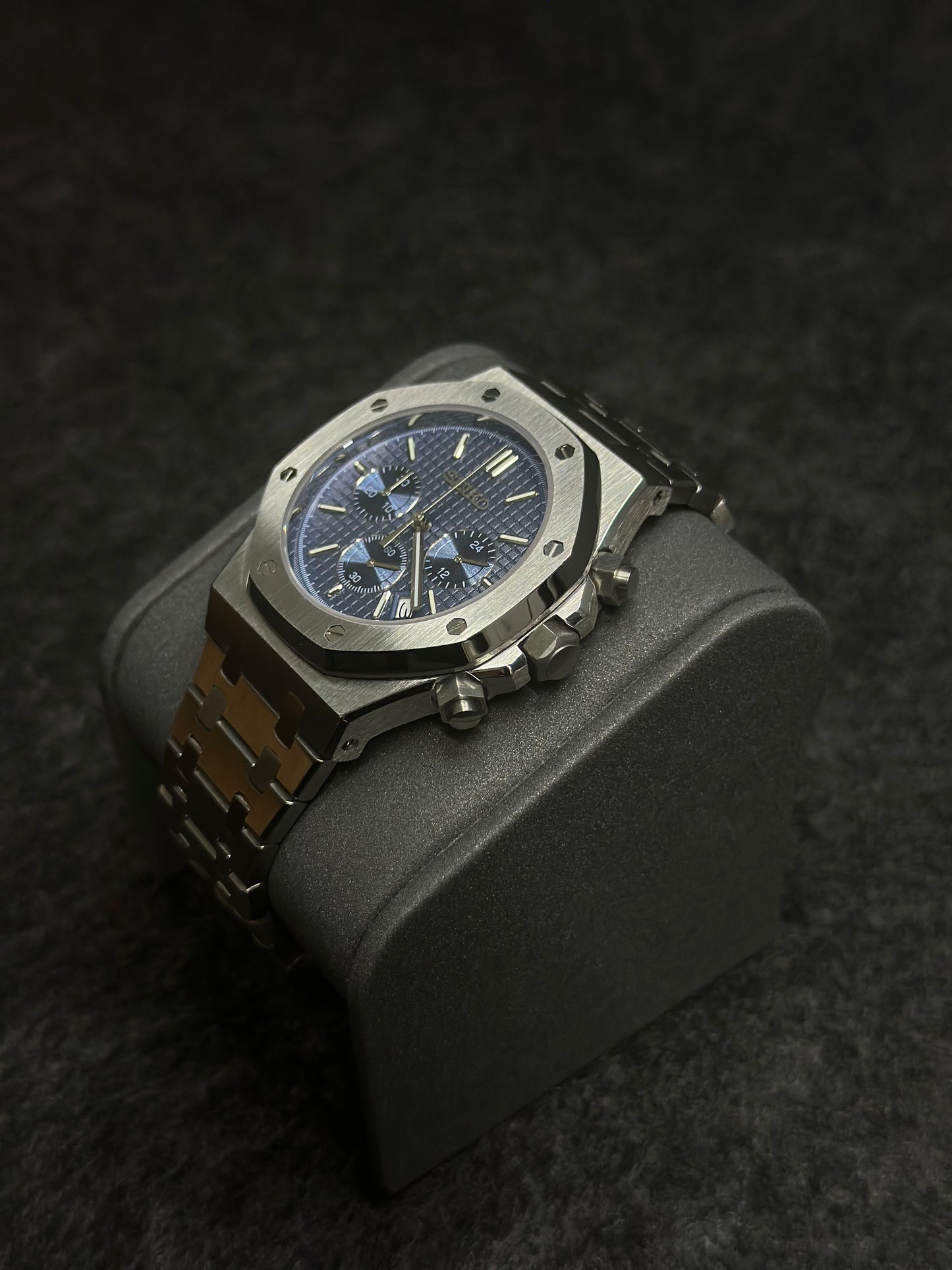 SEIKOAK CHRONO NAVY MEN'S WATCH