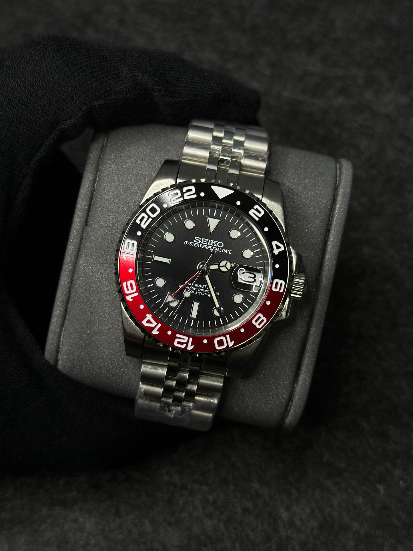 SEIKOGMT COKE MEN'S MOD WATCH