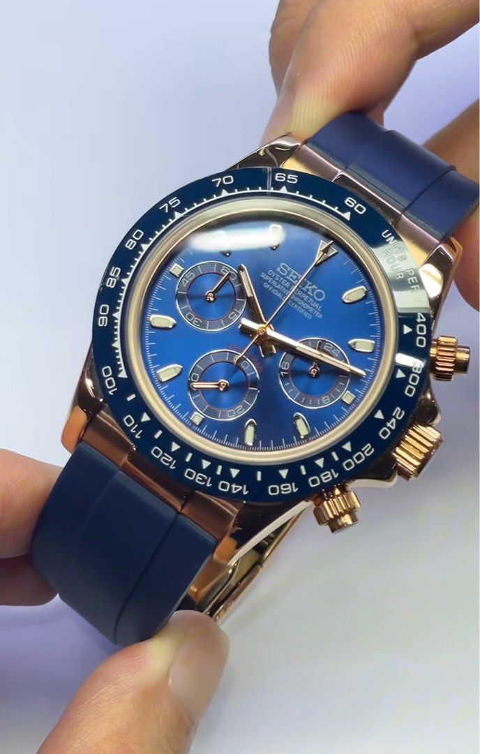 SEIKOTONA NAVY ROSE GOLD