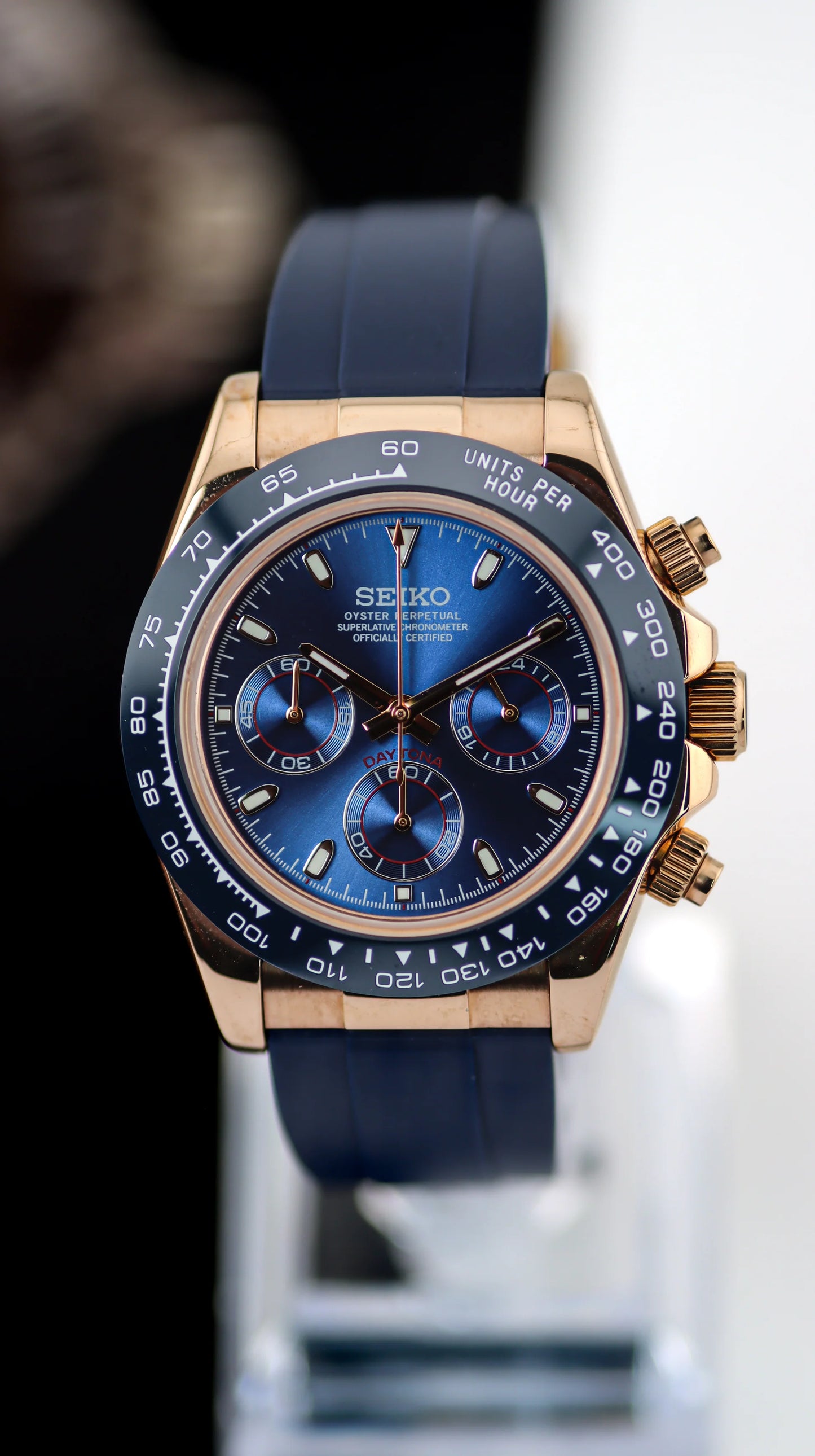 SEIKOTONA NAVY ROSE GOLD