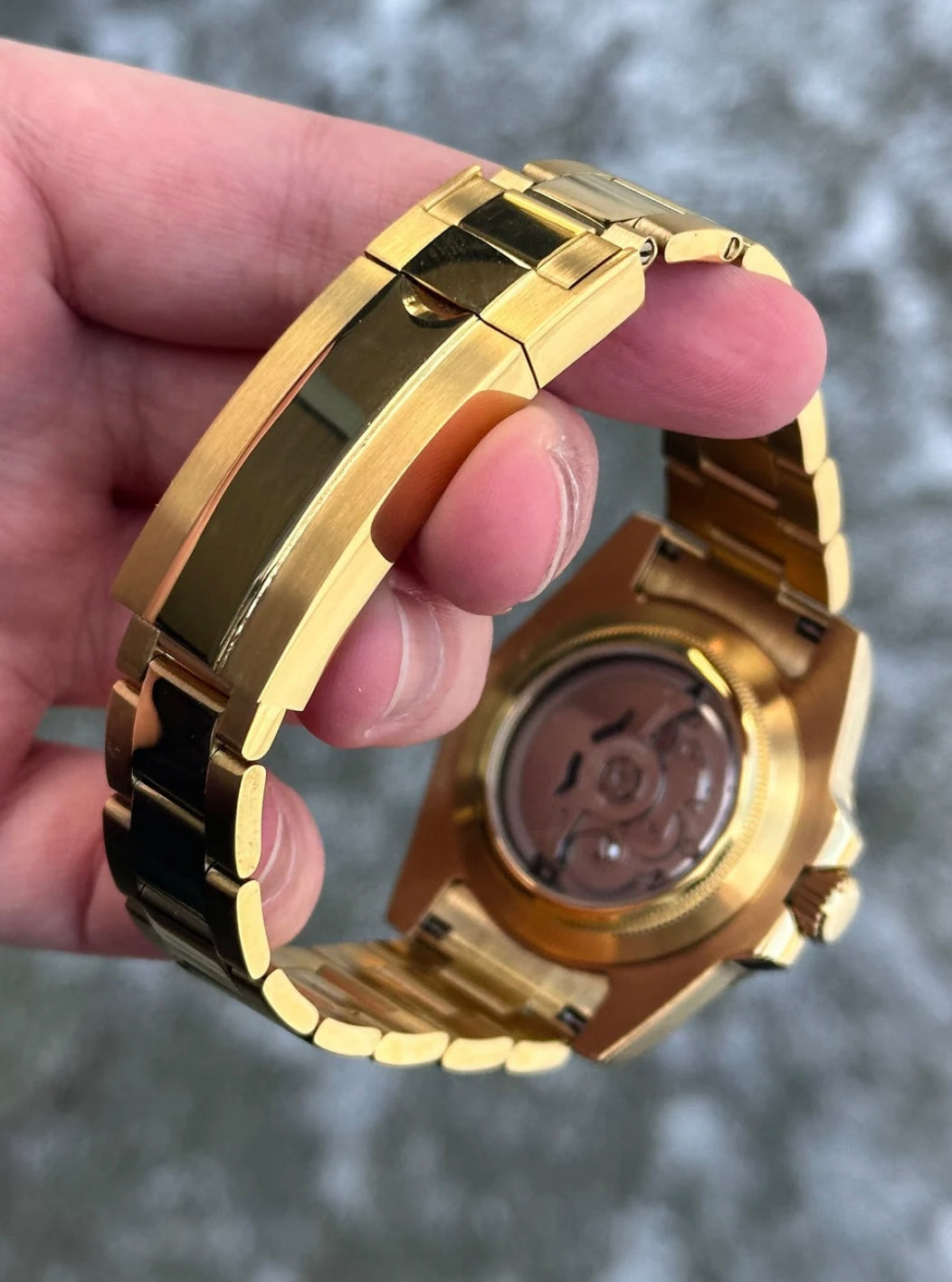 SEIKOMARINER FULL GOLD MEN'S MOD WATCH